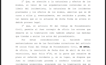 Corte de La Serena frena práctica de fallar «de plano» incidentes de nulidad por falta de emplazamiento.