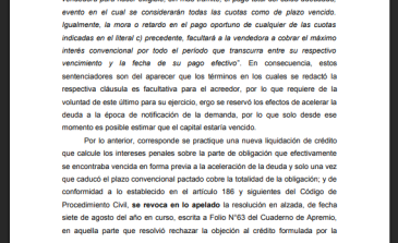 Corte de Puerto Montt fija criterio sobre intereses moratorios y cláusulas de aceleración