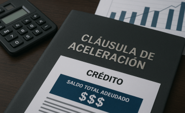 ¿Por qué te demandan por toda la deuda si solo debías algunas cuotas?: Cláusula de aceleración del crédito.